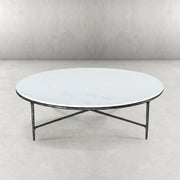 Thaddeus Marble Round Coffee Table 55