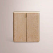 Corvela Bar Cabinet — SAND / CREAM STONE