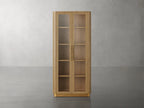 Finnegan Glass Tall Cabinet 80"H