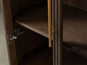 Finnegan Glass Tall Cabinet 80