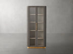 Finnegan Glass Tall Cabinet 80"H