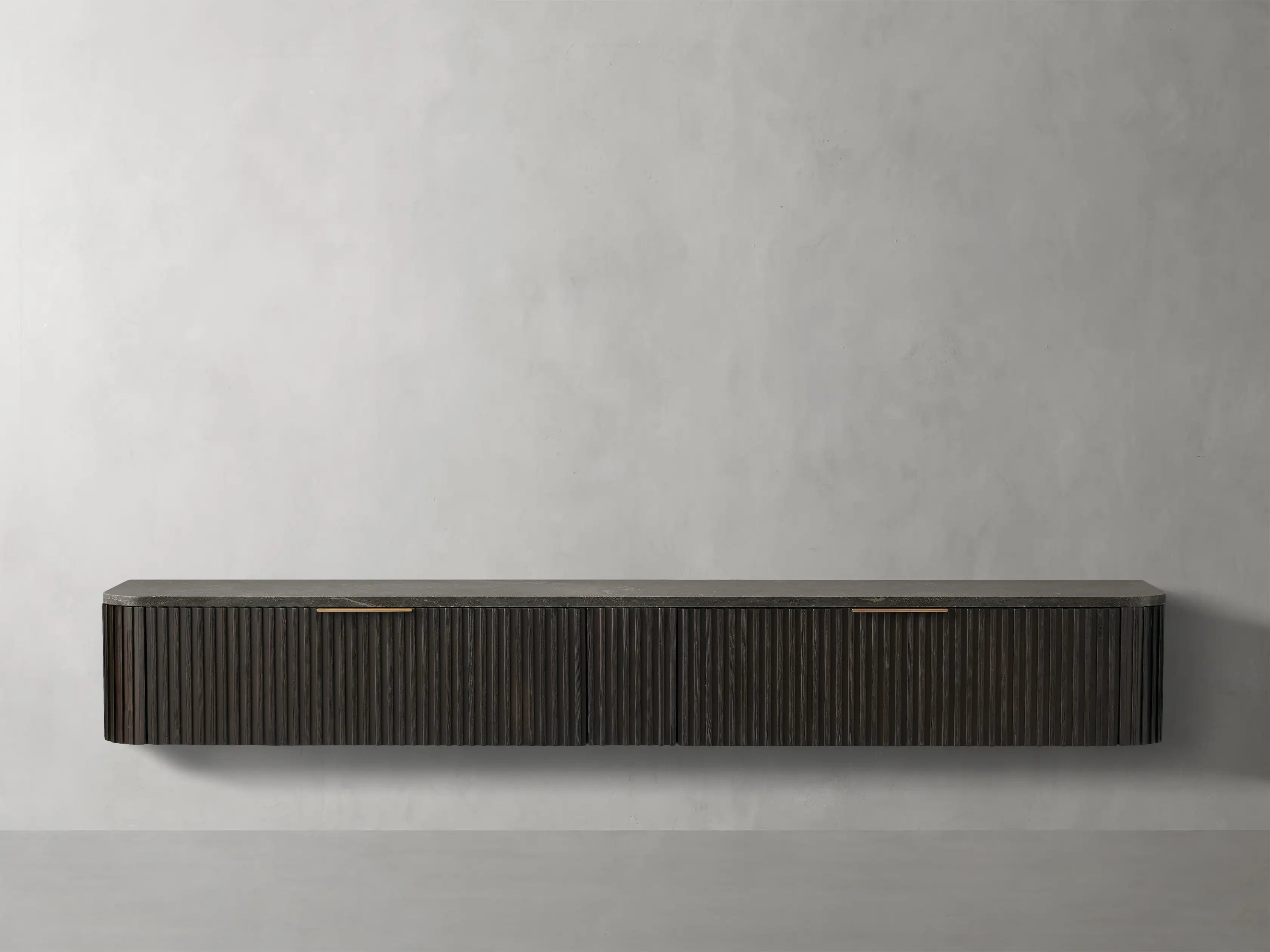 Finnegan Wall Mounted Media Console 72”W 96“W