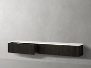 Finnegan Wall Mounted Media Console 72”W 96“W