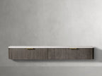 Finnegan Wall Mounted Media Console 72”W 96“W