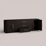 Favera Wood Sideboard with Drawers — EBONY