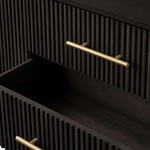 Favera Wood Sideboard with Drawers — EBONY