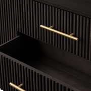 Favera Wood Sideboard with Drawers — EBONY