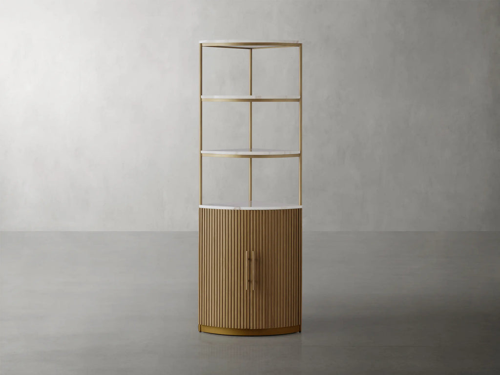 Finnegan Corner Cabinet 76“H