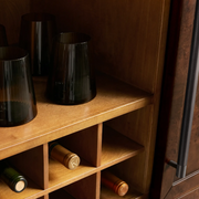 Harlina Burl Bar Cabinet — AUBURN BURL