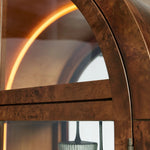Harlina Burl Bar Cabinet — AUBURN BURL