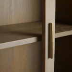 Avindra Glass Cabinet — BONE
