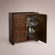 Marevia Burl Bar Cabinet