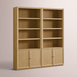 Norvella Modular Hutch Cabinet — SAND / DOUBLE