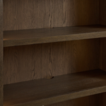 Norvella Modular Open Media Cabinet Set — MOCHA