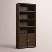 Norvella Modular Hutch Cabinet — MOCHA / SINGLE