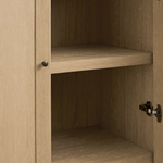 Norvella Modular Open Media Cabinet Set — SAND