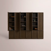 Norvella Modular Cabinet — MOCHA / TRIPLE