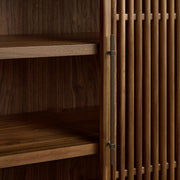 Polvara Modular Reeded Media Cabinet Set With Drawers