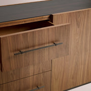 Polvara Modular Reeded Media Cabinet Set With Drawers