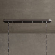 Ghiaccio Glass Oval Chandelier 54''65''