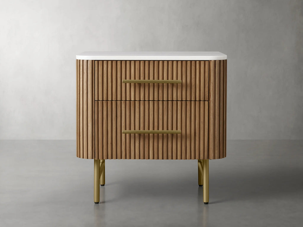 Finnegan Closed Nightstand 26“W 30”W