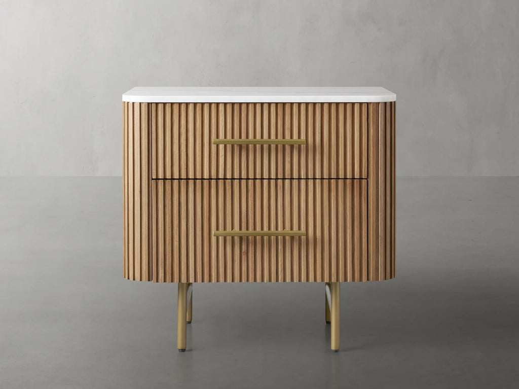 Finnegan Closed Nightstand 26“W 30”W