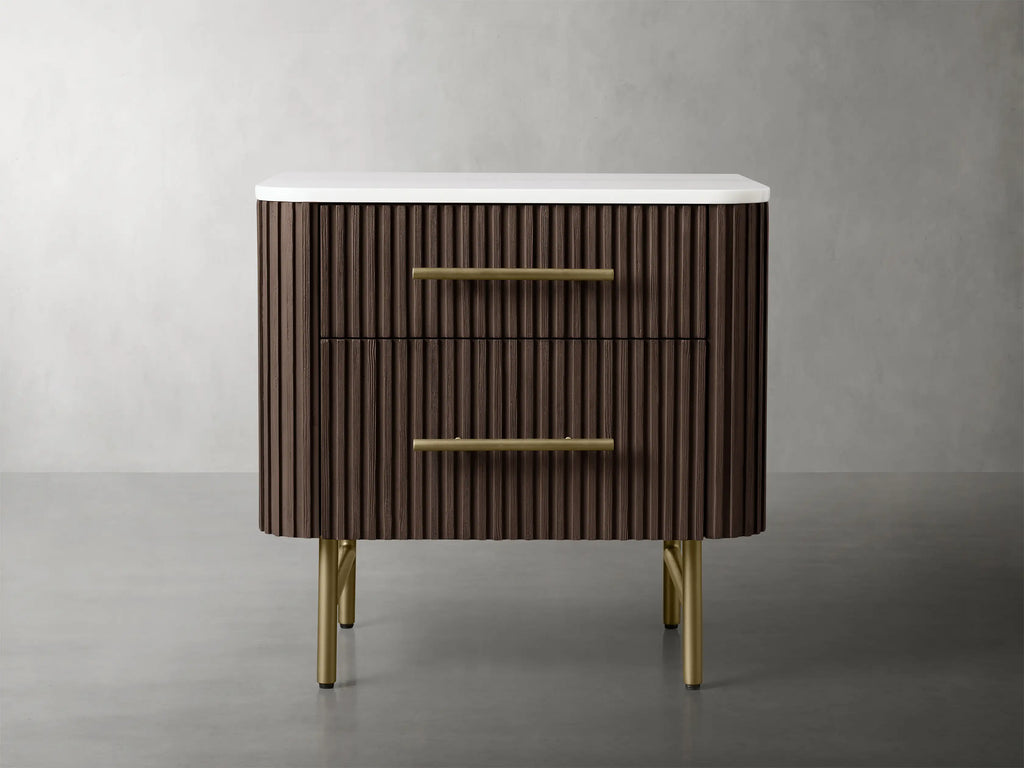 Finnegan Closed Nightstand 26“W 30”W