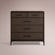 Avindra Five-Drawer Dresser — CARAMEL