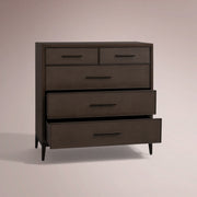 Avindra Five-Drawer Dresser — CARAMEL
