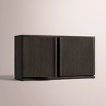 Liromelle Media Console — BLACK OAK / DOOR 48