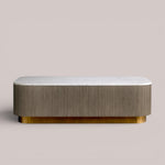 Favera Coffee Table — SMOKE / CARRARA / 48