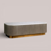 Favera Coffee Table — SMOKE / CARRARA / 48