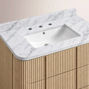 Ethoria Single Extra-Wide Vanity — GREIGE OAK / RECTANGLE