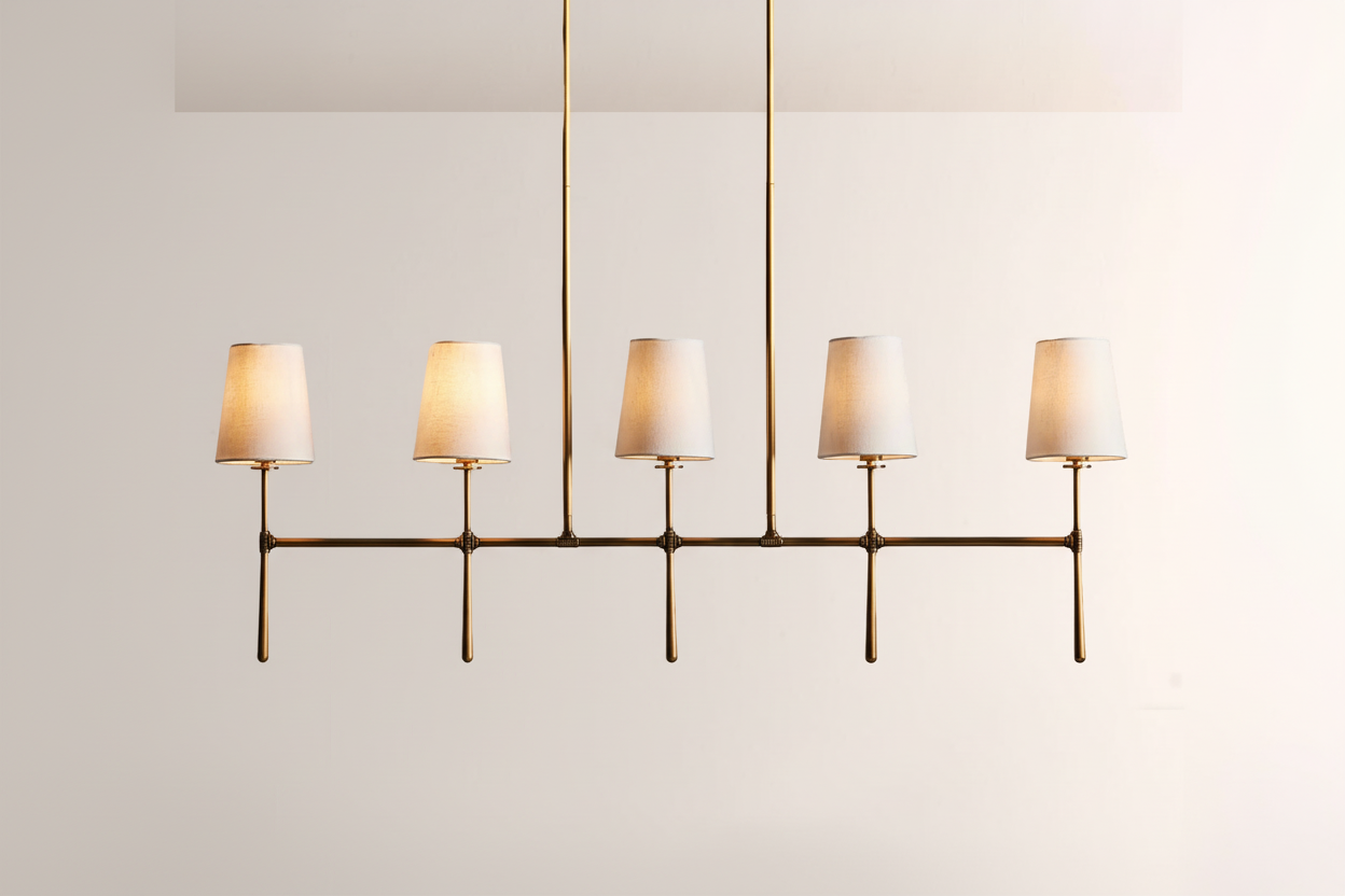 Rhodes Linear Chandelier 5 / 6 Light - kimoylights