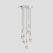 Soltaire Cluster Crystal Pendant 3 Light 5 Light 7Light