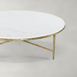 Thaddeus Marble Round Coffee Table 55
