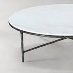 Thaddeus Marble Round Coffee Table 55