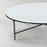 Thaddeus Marble Round Coffee Table 55