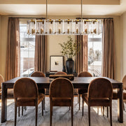 Amaya Rectangular Chandelier 12/16 Light
