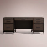 Avindra Executive Desk — CARAMEL