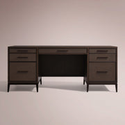 Avindra Executive Desk — CARAMEL