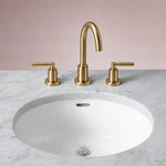 Ethoria Double Vanity — NATURAL OAK / CARRARA / OVAL