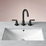 Ethoria Double Vanity — BLACK OAK / CARRARA / RECTANGLE