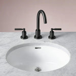 Ethoria Double Vanity — BLACK OAK / CARRARA / OVAL