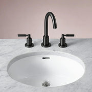 Ethoria Double Vanity — BLACK OAK / CARRARA / OVAL