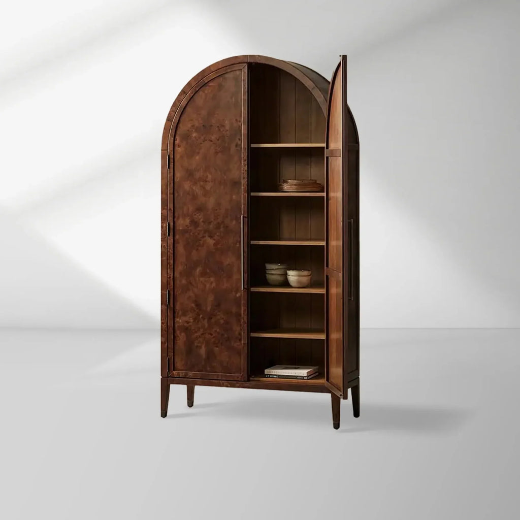Haven Burl Tall Cabinet 36"W 46"W