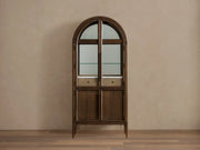 Haven Oak Liquor Cabinet 36”W