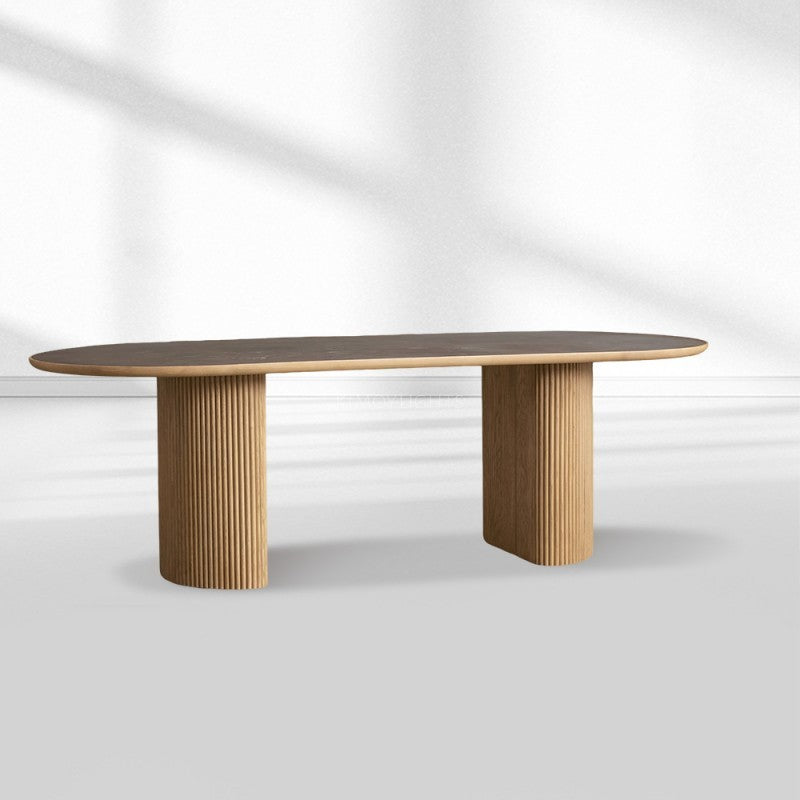 Alder Dining Table 84“ 96” 108“W
