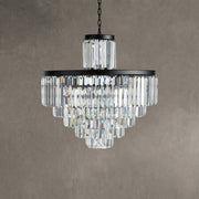 Elegant Leyland 22-Light Crystal Chandelier with Bronze Finish