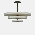 Lira Tiered Alabaster Pendant Light